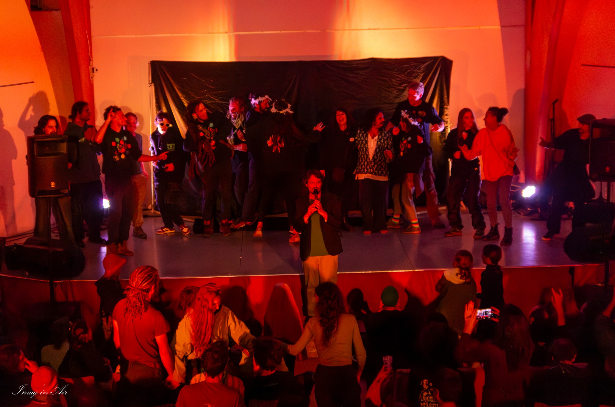 Musical jam ambiance at Jongle en Zik 2025